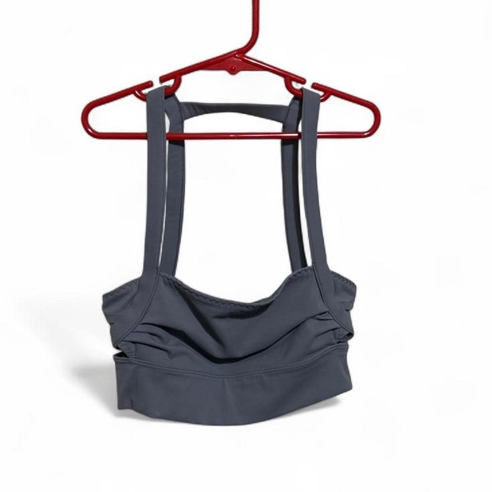 Slate blue FP Movement Wave Rider sports bra - XS
